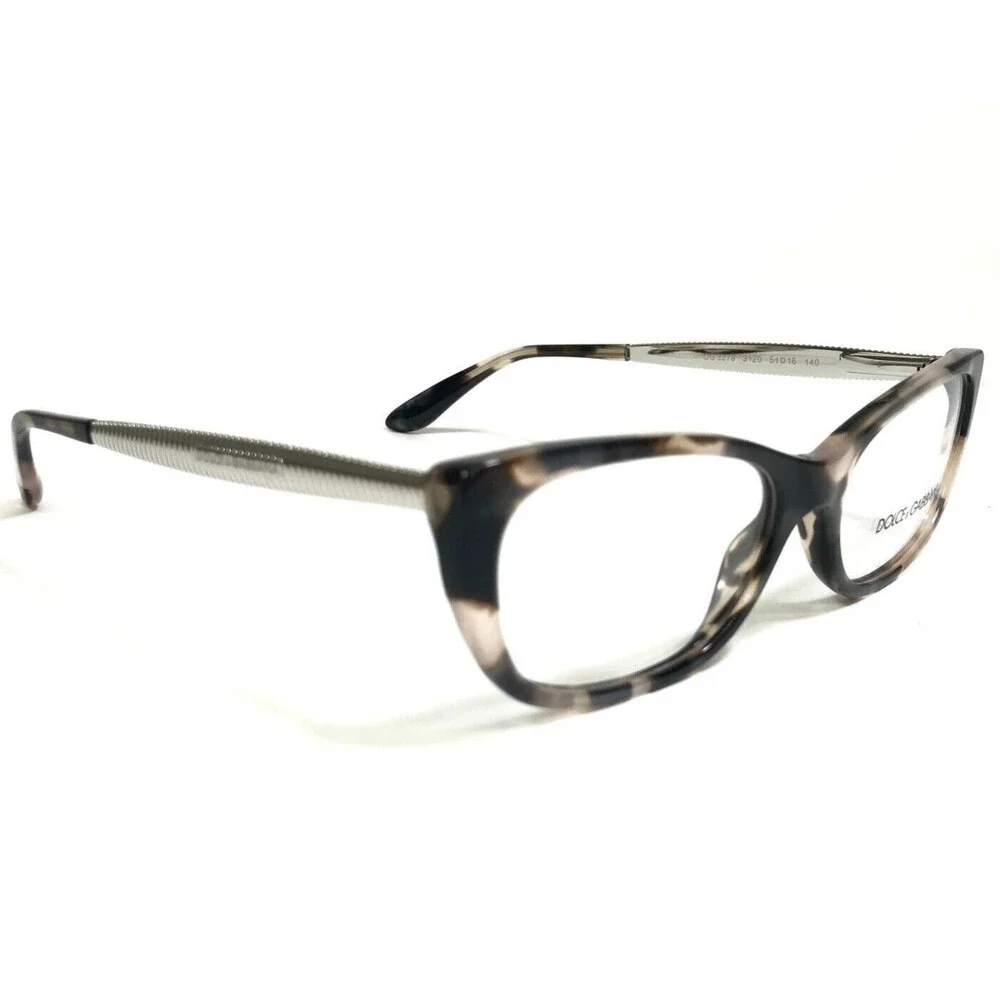 Dolce & Gabbana Eyeglasses Frames DG3279 3120 Gray Tortoise Silver 51-16-140
